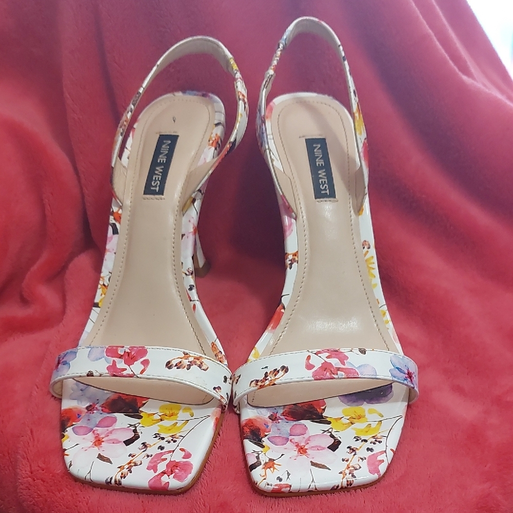 Nine West Women's Floral Heels - Multicolor